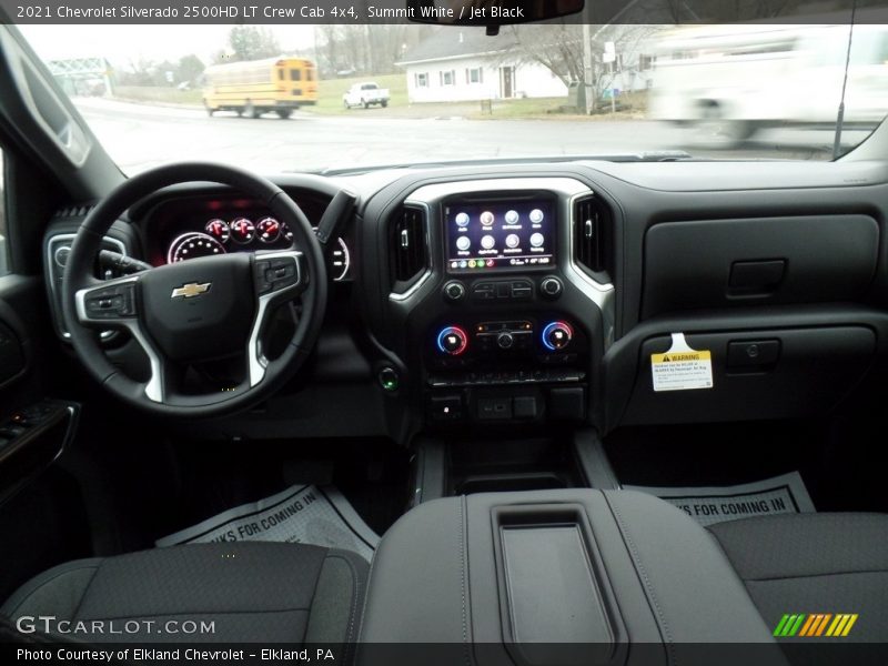 Summit White / Jet Black 2021 Chevrolet Silverado 2500HD LT Crew Cab 4x4