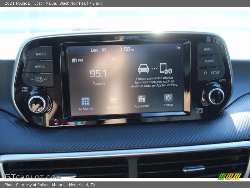 Black Noir Pearl / Black 2021 Hyundai Tucson Value