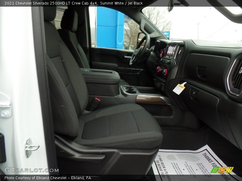 Summit White / Jet Black 2021 Chevrolet Silverado 2500HD LT Crew Cab 4x4