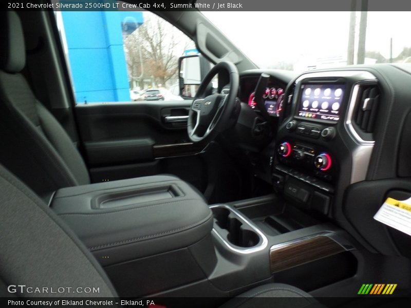 Summit White / Jet Black 2021 Chevrolet Silverado 2500HD LT Crew Cab 4x4