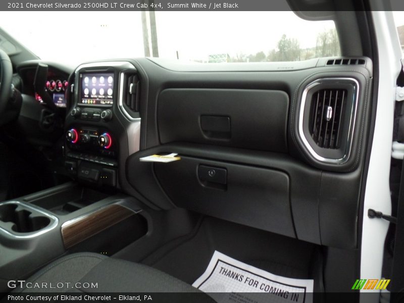 Summit White / Jet Black 2021 Chevrolet Silverado 2500HD LT Crew Cab 4x4