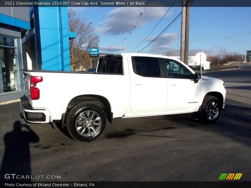 Summit White / Jet Black 2021 Chevrolet Silverado 1500 RST Crew Cab 4x4