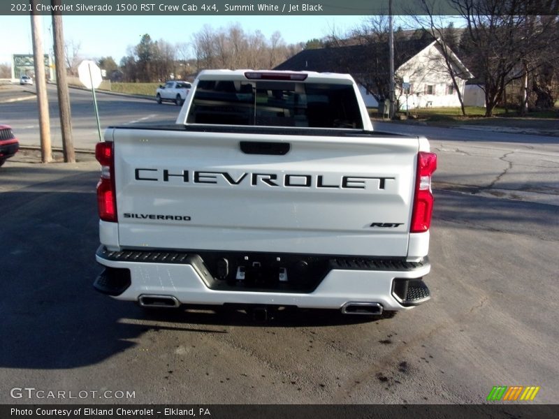 Summit White / Jet Black 2021 Chevrolet Silverado 1500 RST Crew Cab 4x4