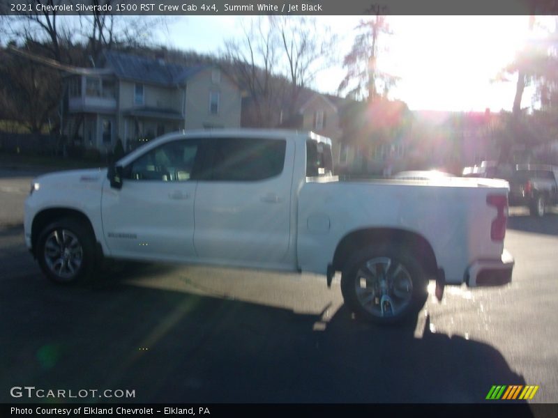 Summit White / Jet Black 2021 Chevrolet Silverado 1500 RST Crew Cab 4x4