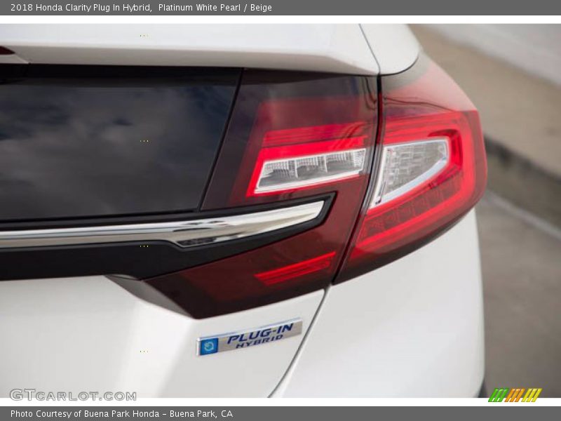 Platinum White Pearl / Beige 2018 Honda Clarity Plug In Hybrid