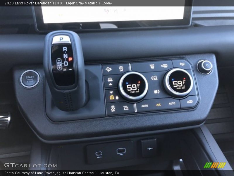 Controls of 2020 Defender 110 X