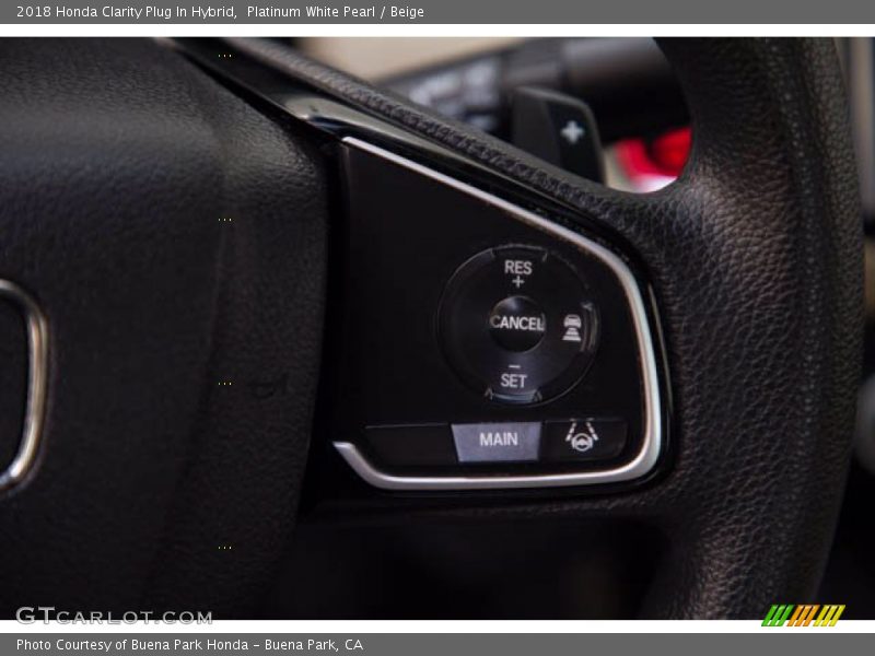 Platinum White Pearl / Beige 2018 Honda Clarity Plug In Hybrid