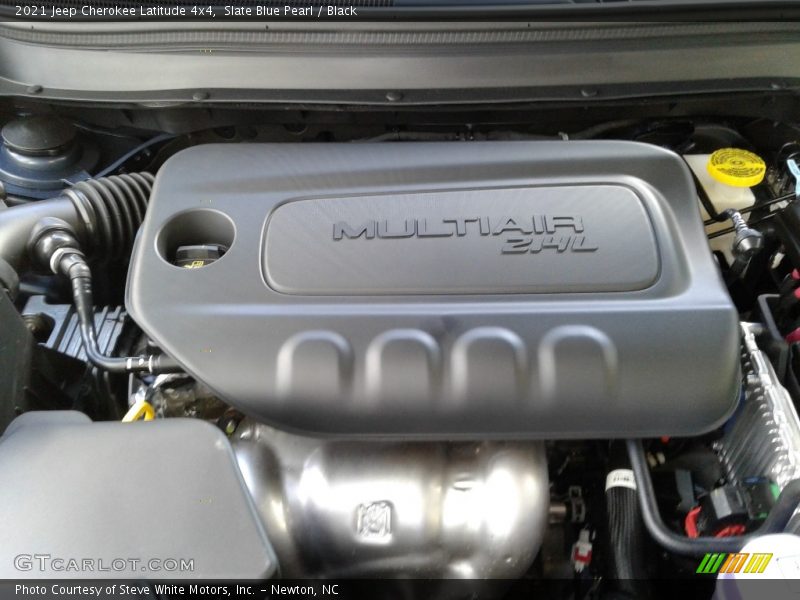 Slate Blue Pearl / Black 2021 Jeep Cherokee Latitude 4x4