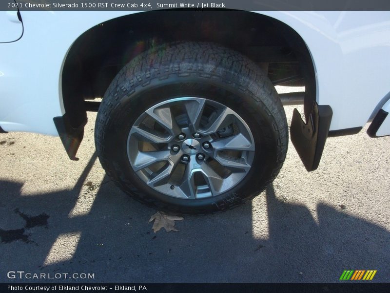 Summit White / Jet Black 2021 Chevrolet Silverado 1500 RST Crew Cab 4x4
