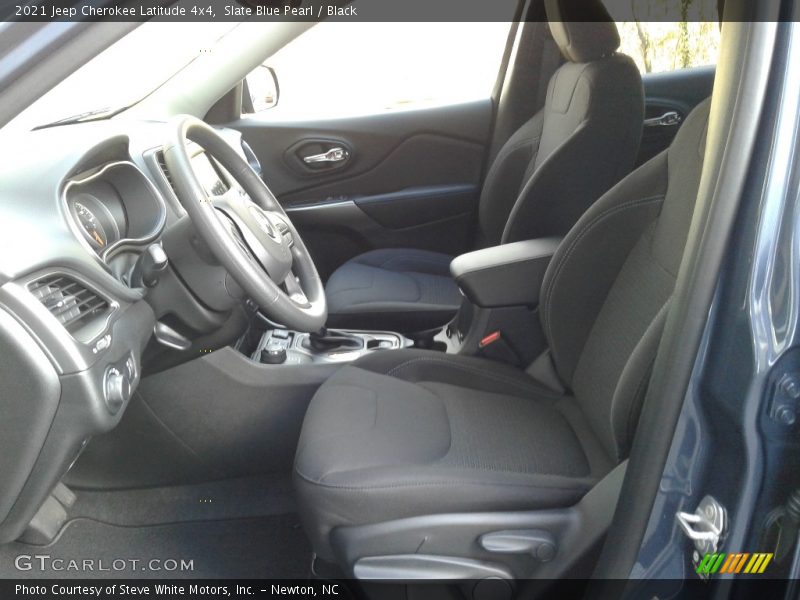 Slate Blue Pearl / Black 2021 Jeep Cherokee Latitude 4x4