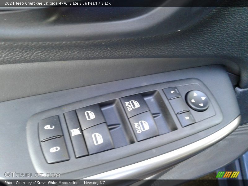 Slate Blue Pearl / Black 2021 Jeep Cherokee Latitude 4x4