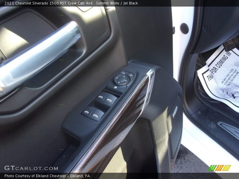 Summit White / Jet Black 2021 Chevrolet Silverado 1500 RST Crew Cab 4x4