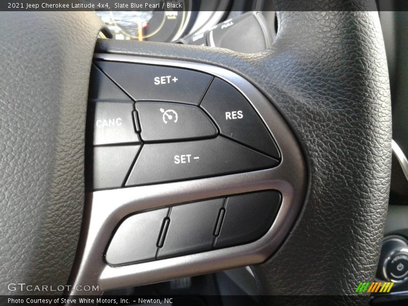 Slate Blue Pearl / Black 2021 Jeep Cherokee Latitude 4x4