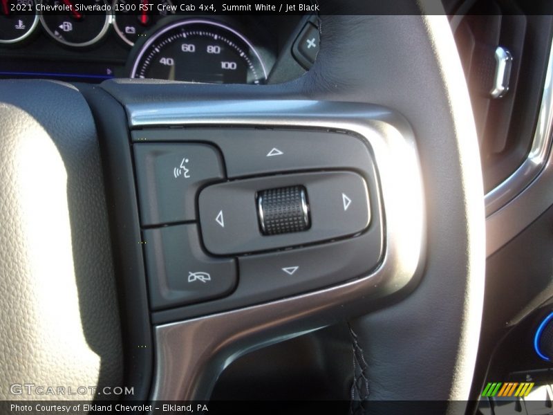 Summit White / Jet Black 2021 Chevrolet Silverado 1500 RST Crew Cab 4x4