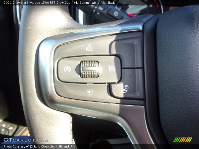 Summit White / Jet Black 2021 Chevrolet Silverado 1500 RST Crew Cab 4x4