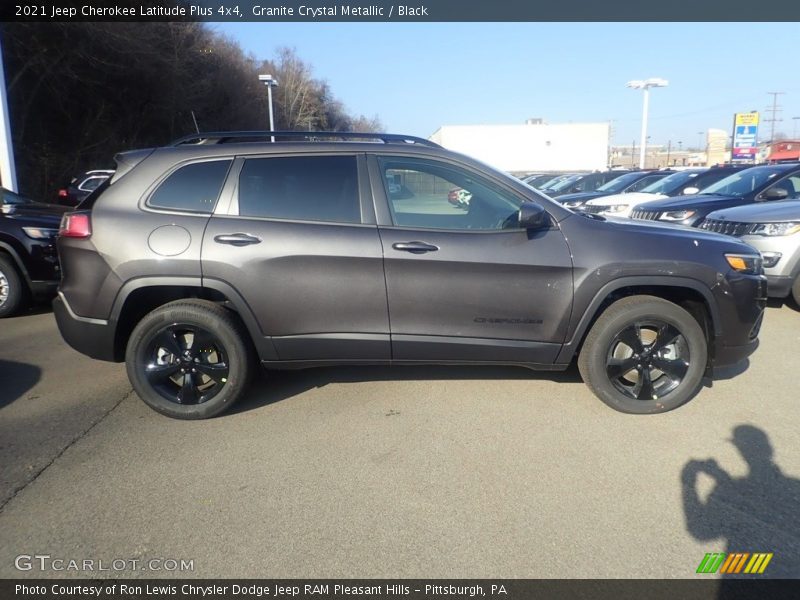 Granite Crystal Metallic / Black 2021 Jeep Cherokee Latitude Plus 4x4