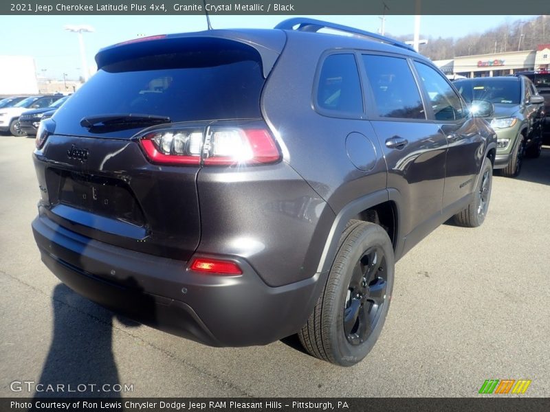 Granite Crystal Metallic / Black 2021 Jeep Cherokee Latitude Plus 4x4