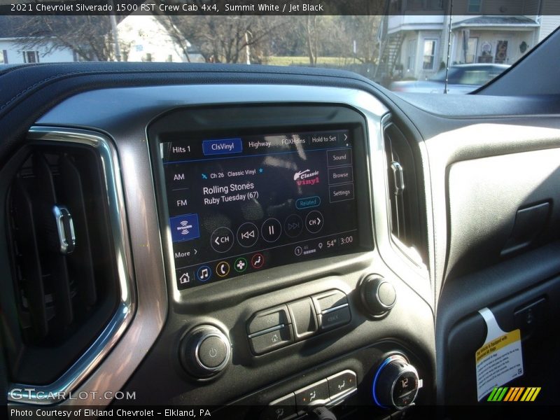 Summit White / Jet Black 2021 Chevrolet Silverado 1500 RST Crew Cab 4x4