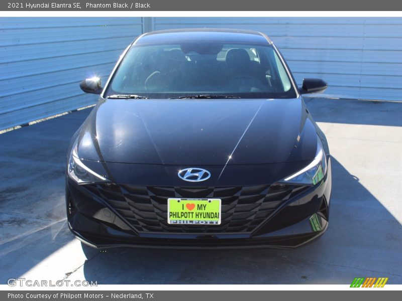 Phantom Black / Black 2021 Hyundai Elantra SE