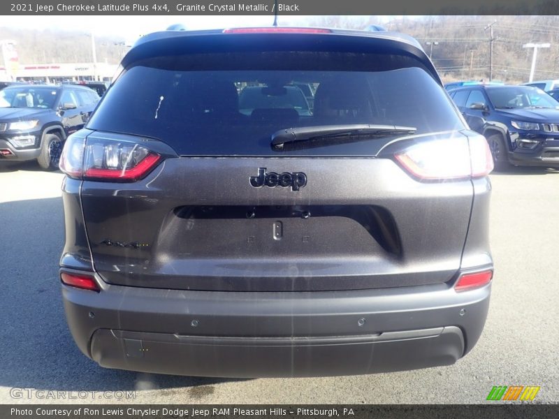 Granite Crystal Metallic / Black 2021 Jeep Cherokee Latitude Plus 4x4