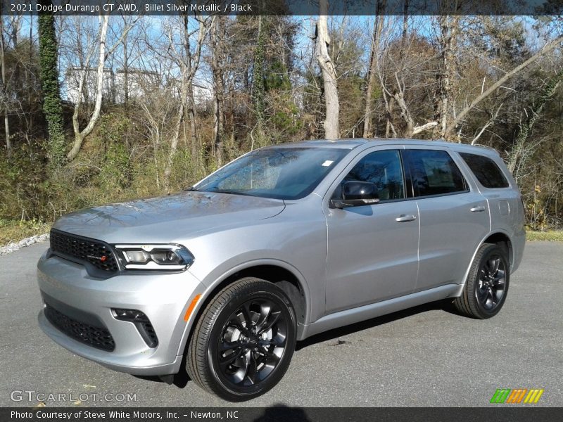 Billet Silver Metallic / Black 2021 Dodge Durango GT AWD
