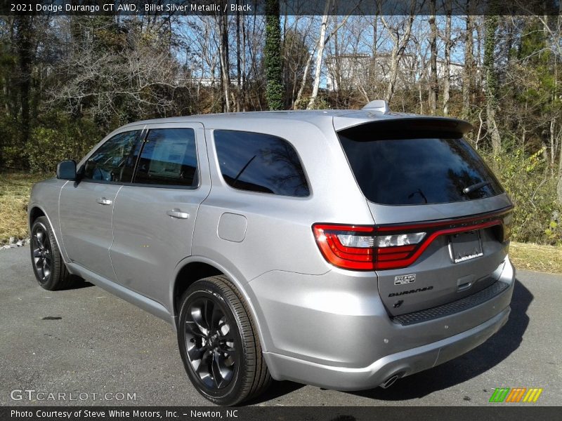 Billet Silver Metallic / Black 2021 Dodge Durango GT AWD