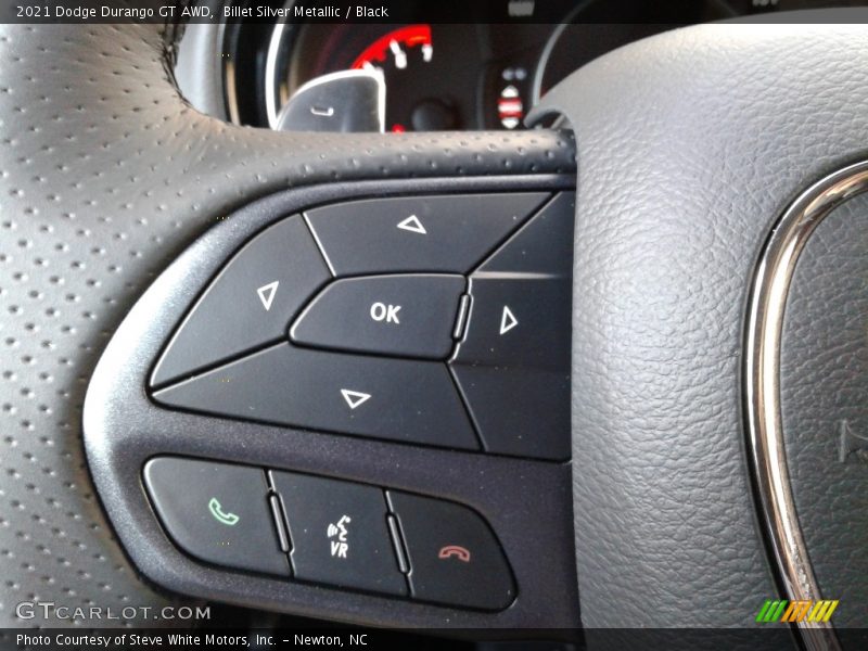 Billet Silver Metallic / Black 2021 Dodge Durango GT AWD