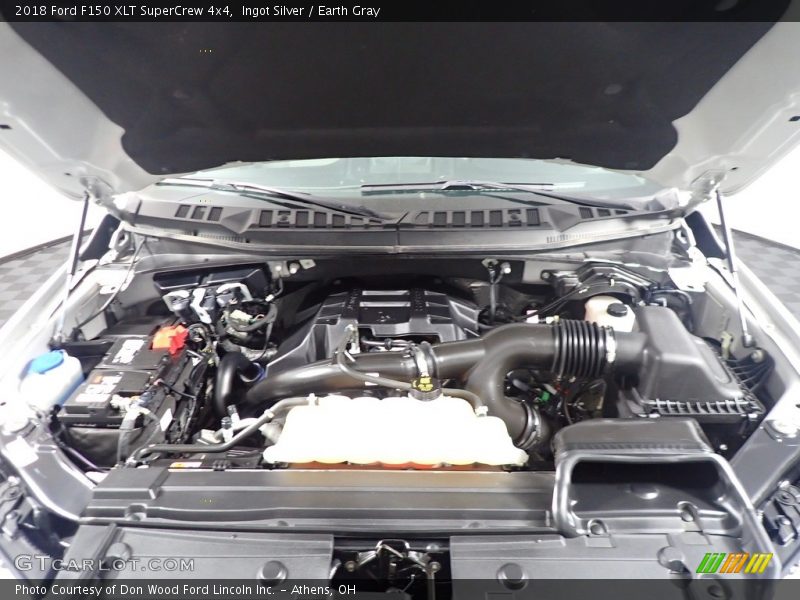 Ingot Silver / Earth Gray 2018 Ford F150 XLT SuperCrew 4x4