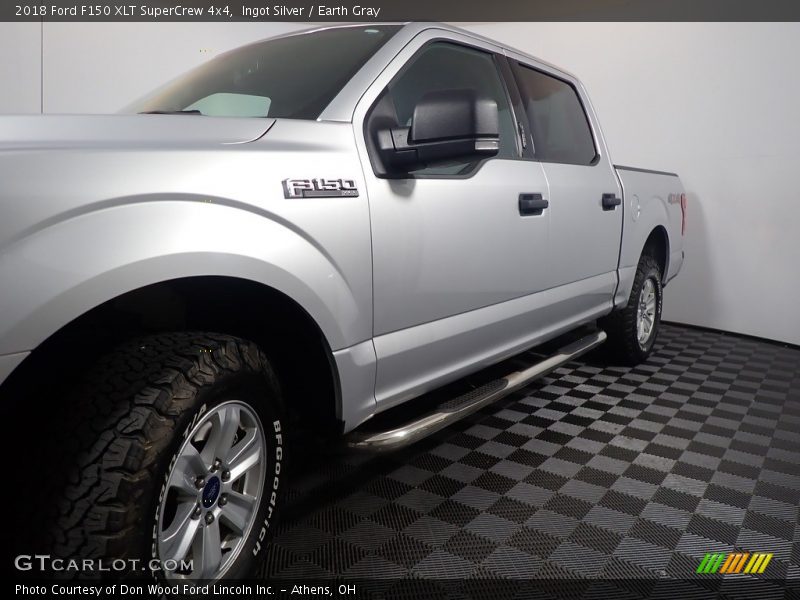 Ingot Silver / Earth Gray 2018 Ford F150 XLT SuperCrew 4x4
