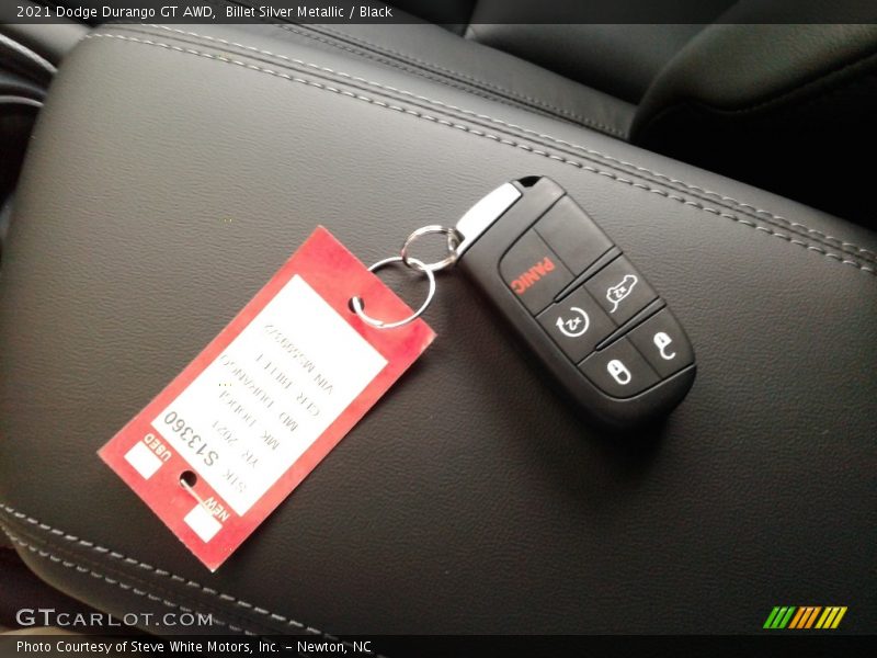 Billet Silver Metallic / Black 2021 Dodge Durango GT AWD