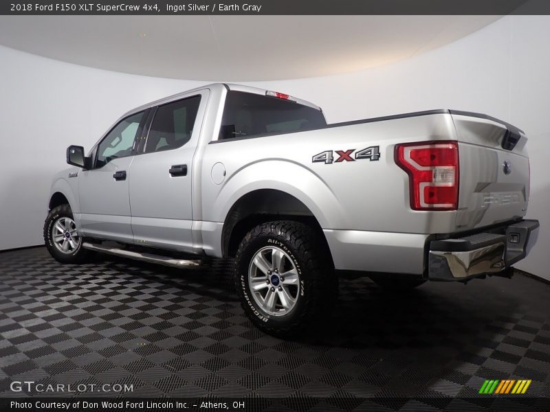 Ingot Silver / Earth Gray 2018 Ford F150 XLT SuperCrew 4x4
