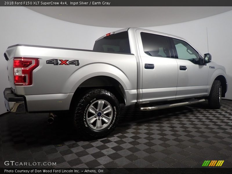 Ingot Silver / Earth Gray 2018 Ford F150 XLT SuperCrew 4x4