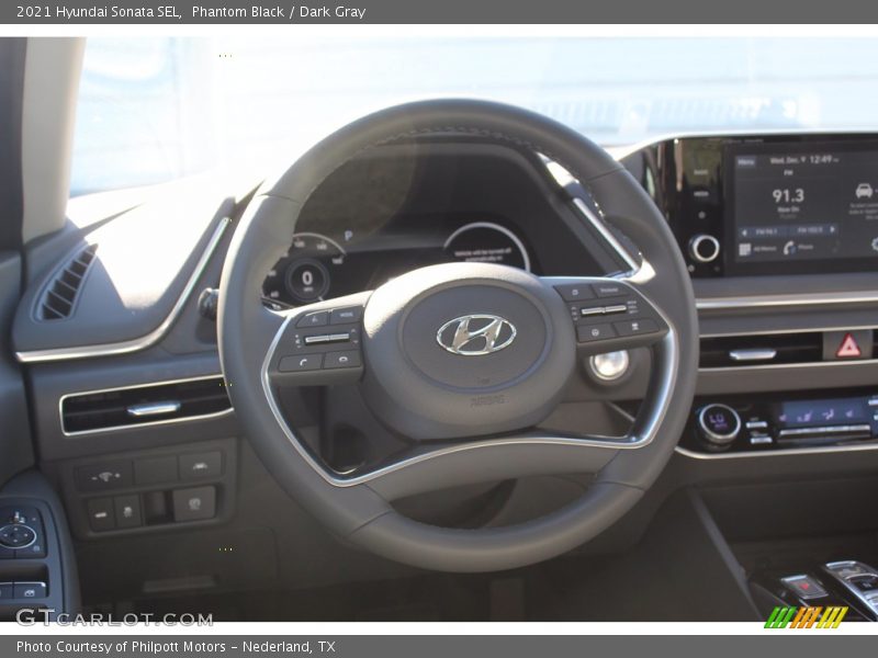 Phantom Black / Dark Gray 2021 Hyundai Sonata SEL