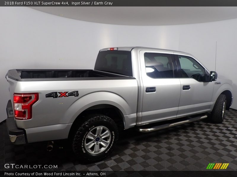 Ingot Silver / Earth Gray 2018 Ford F150 XLT SuperCrew 4x4