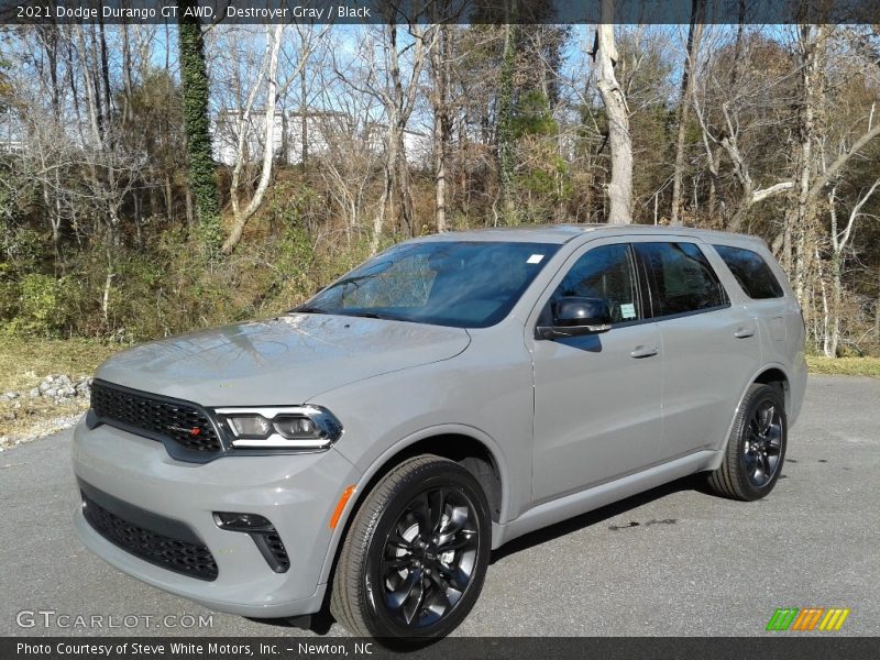 Destroyer Gray / Black 2021 Dodge Durango GT AWD