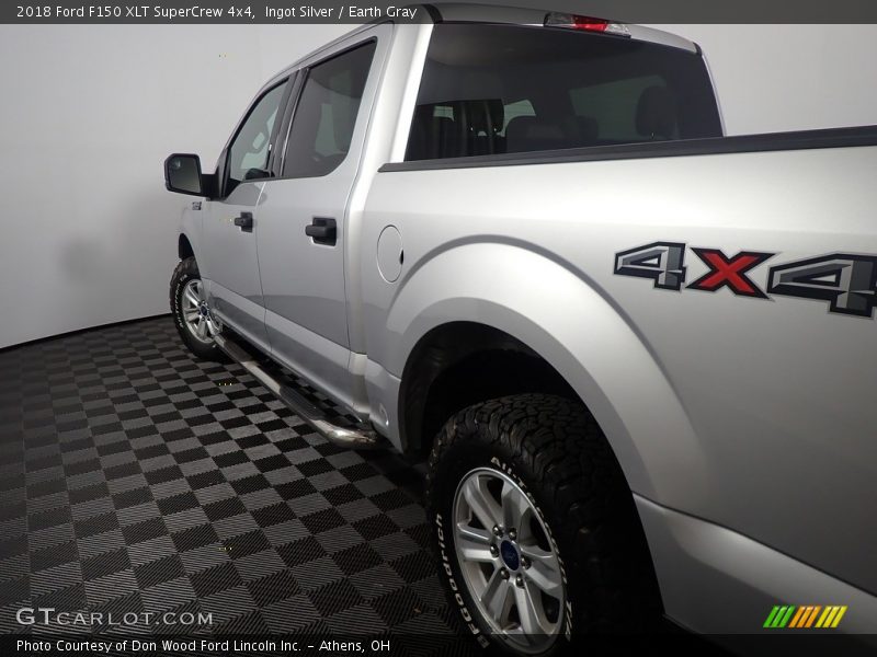 Ingot Silver / Earth Gray 2018 Ford F150 XLT SuperCrew 4x4