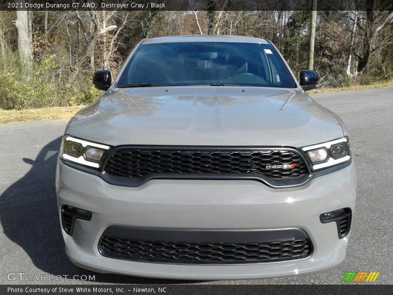 Destroyer Gray / Black 2021 Dodge Durango GT AWD