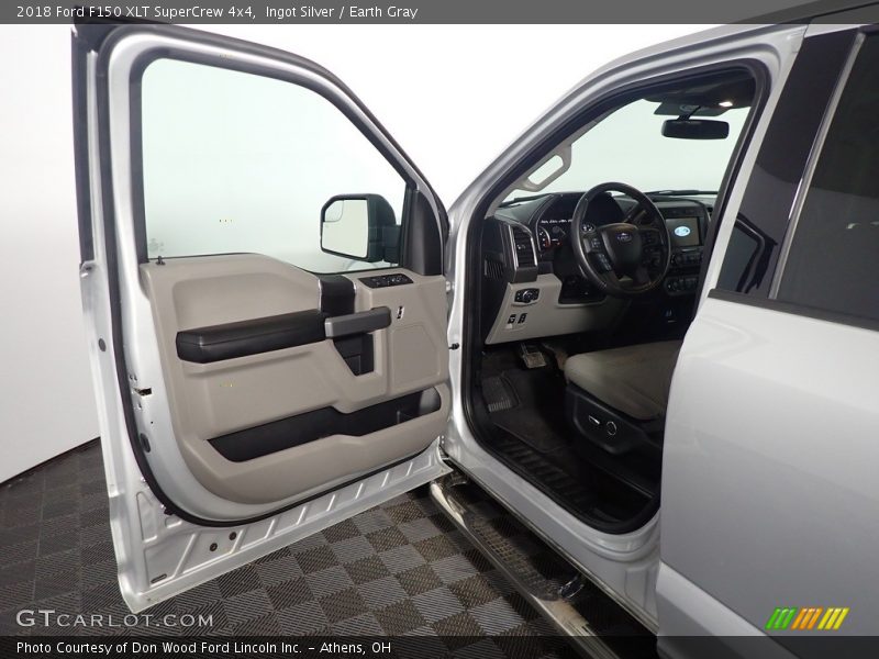 Ingot Silver / Earth Gray 2018 Ford F150 XLT SuperCrew 4x4