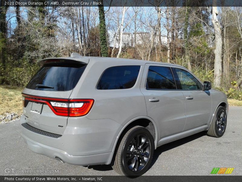 Destroyer Gray / Black 2021 Dodge Durango GT AWD