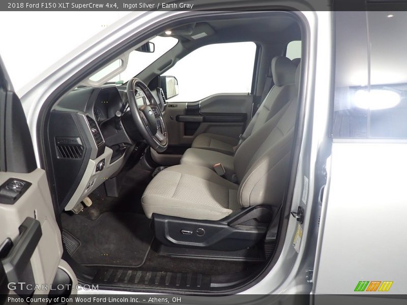 Ingot Silver / Earth Gray 2018 Ford F150 XLT SuperCrew 4x4