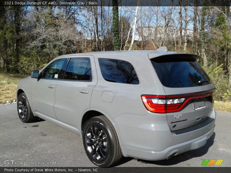 Destroyer Gray / Black 2021 Dodge Durango GT AWD