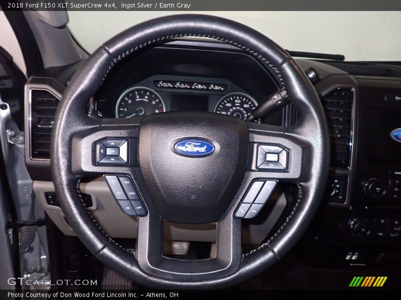 Ingot Silver / Earth Gray 2018 Ford F150 XLT SuperCrew 4x4