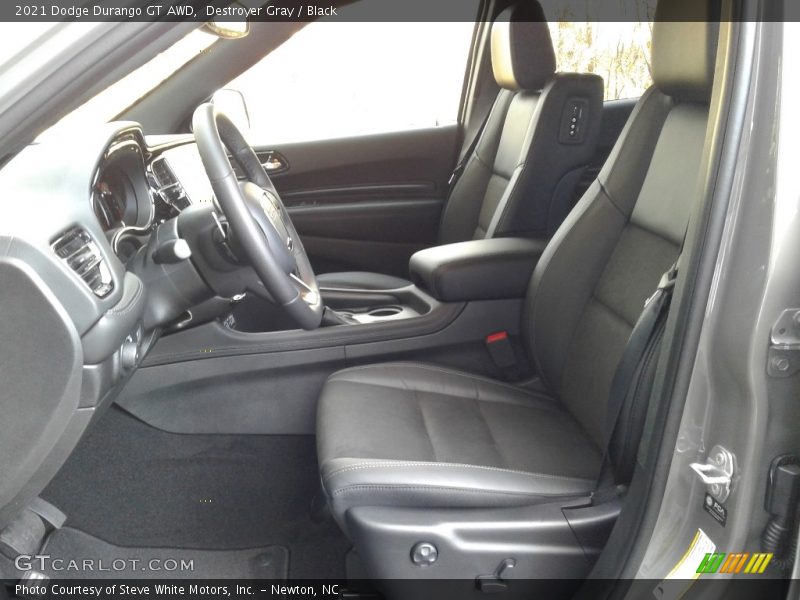 Front Seat of 2021 Durango GT AWD