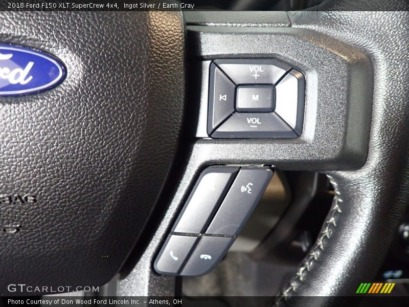 Ingot Silver / Earth Gray 2018 Ford F150 XLT SuperCrew 4x4