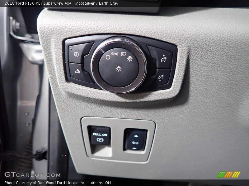 Ingot Silver / Earth Gray 2018 Ford F150 XLT SuperCrew 4x4