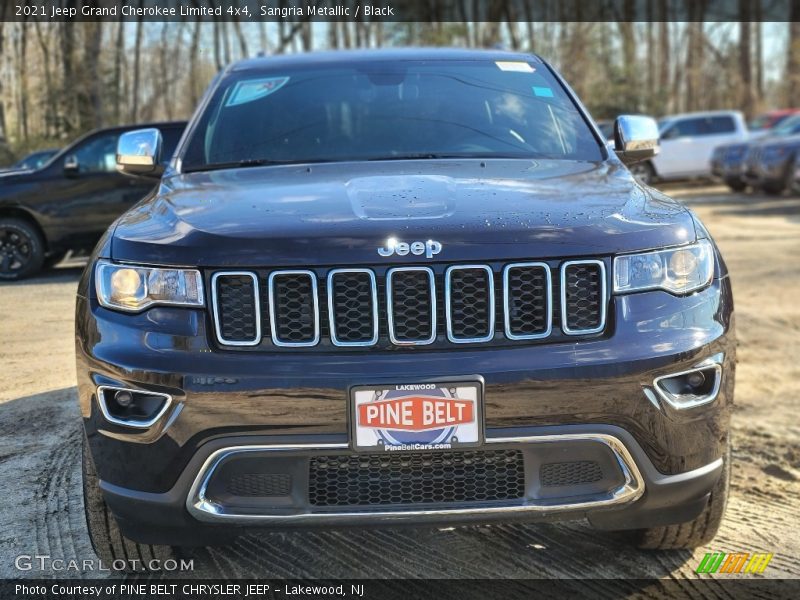 Sangria Metallic / Black 2021 Jeep Grand Cherokee Limited 4x4