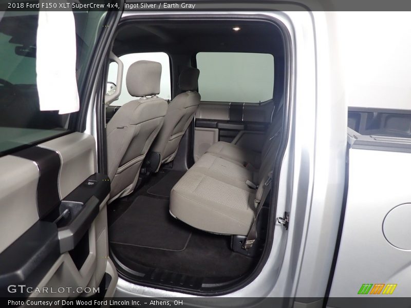 Ingot Silver / Earth Gray 2018 Ford F150 XLT SuperCrew 4x4