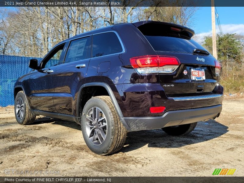 Sangria Metallic / Black 2021 Jeep Grand Cherokee Limited 4x4