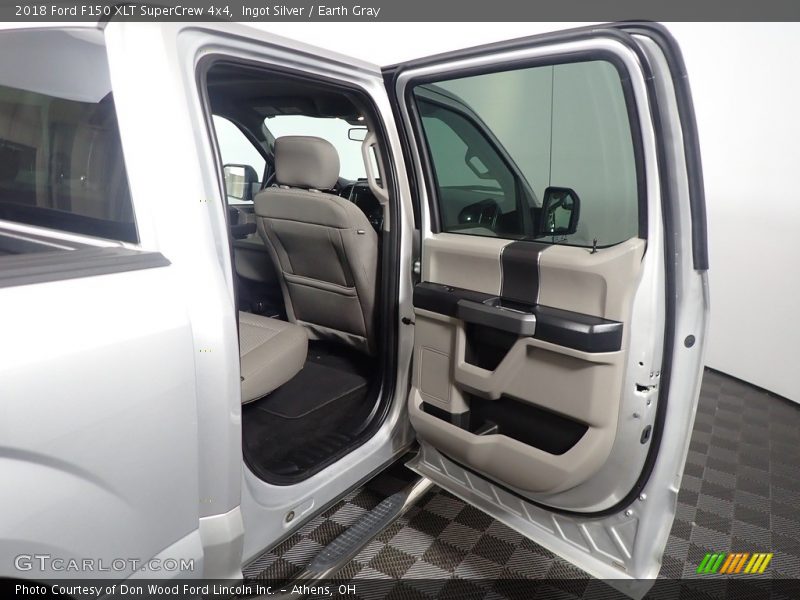 Ingot Silver / Earth Gray 2018 Ford F150 XLT SuperCrew 4x4