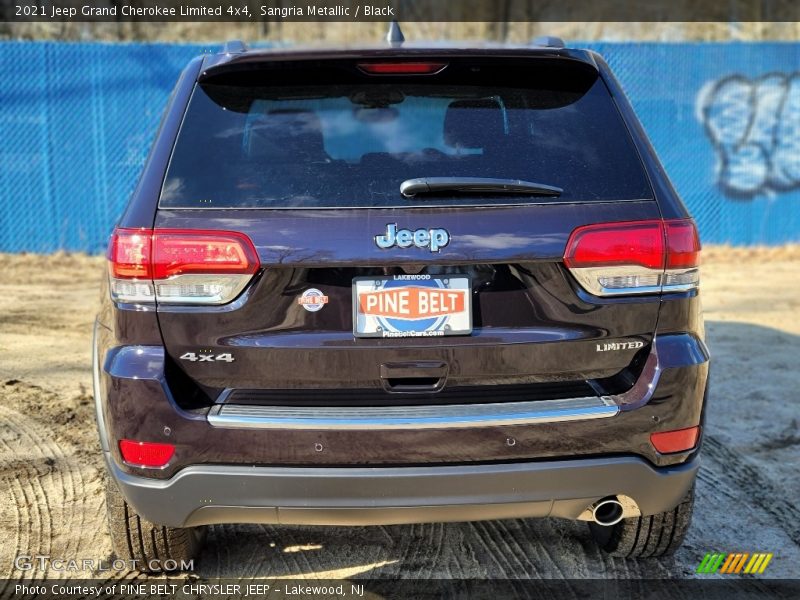 Sangria Metallic / Black 2021 Jeep Grand Cherokee Limited 4x4